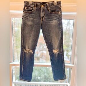 AG Adriano Goldschmied Ex-Boyfriend Distressed Slim Slouchy 26R